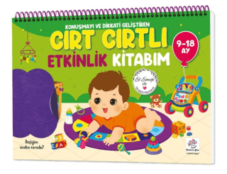 9-18 Ay İlk Cırt Cırtlı - Keçeli Etkinlik Kitabım Kolektif