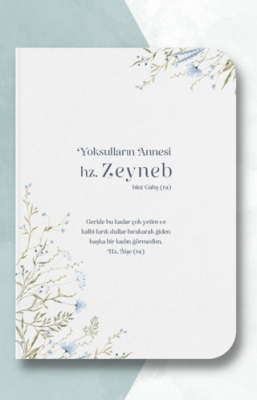 Yoksulların Annesi Hz. Zeyneb Defteri - Defter Anonim